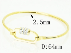 HY Wholesale Bangles Stainless Steel 316L Fashion Bangle-HY80B1264HJX