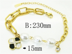 HY Wholesale Bracelets 316L Stainless Steel Jewelry Bracelets-HY80B1283PQ