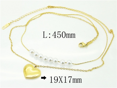 HY Wholesale Necklaces Stainless Steel 316L Jewelry Necklaces-HY32N0531HEE