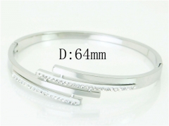 HY Wholesale Bangles Stainless Steel 316L Fashion Bangle-HY19B0778HKR