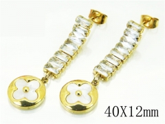 HY Wholesale Earrings 316L Stainless Steel Popular Jewelry Earrings-HY32E0161PX