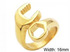 HY Wholesale Rings 316L Stainless Steel Popular Rings-HY0072R078