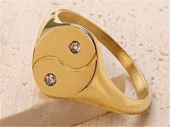 HY Wholesale Rings 316L Stainless Steel Popular Rings-HY0070R067