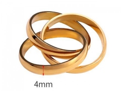 HY Wholesale Rings 316L Stainless Steel Popular Rings-HY0070R102