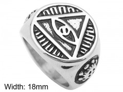 HY Wholesale Rings 316L Stainless Steel Popular Rings-HY0072R089