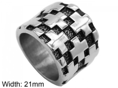 HY Wholesale Rings 316L Stainless Steel Popular Rings-HY0072R065