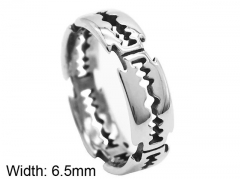 HY Wholesale Rings 316L Stainless Steel Popular Rings-HY0072R041