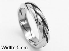 HY Wholesale Rings 316L Stainless Steel Popular Rings-HY0072R025