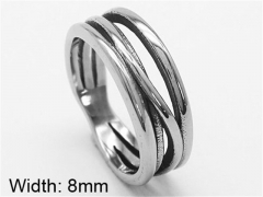 HY Wholesale Rings 316L Stainless Steel Popular Rings-HY0072R030