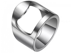 HY Wholesale Rings 316L Stainless Steel Popular Rings-HY0071R009