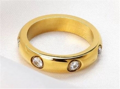 HY Wholesale Rings 316L Stainless Steel Popular Rings-HY0070R032