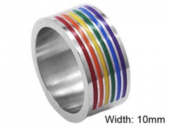 HY Wholesale Rings 316L Stainless Steel Popular Rings-HY0072R012