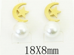 HY Wholesale Earrings 316L Stainless Steel Fashion Jewelry Earrings-HY56E0090LLY