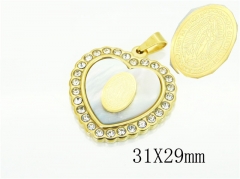 HY Wholesale Pendant 316L Stainless Steel Jewelry Pendant-HY12P1248MR