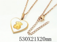 HY Wholesale Necklaces Stainless Steel 316L Jewelry Necklaces-HY90N0251HLF