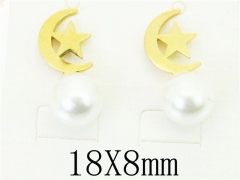 HY Wholesale Earrings 316L Stainless Steel Fashion Jewelry Earrings-HY56E0088LLS