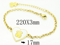 HY Wholesale Bracelets 316L Stainless Steel Jewelry Bracelets-HY90B0453HKS