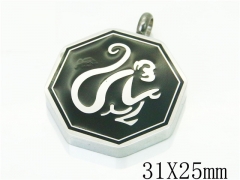 HY Wholesale Pendant 316L Stainless Steel Jewelry Pendant-HY06P0517MX