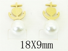 HY Wholesale Earrings 316L Stainless Steel Fashion Jewelry Earrings-HY56E0081LLZ