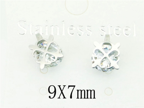 HY Wholesale Earrings 316L Stainless Steel Fashion Jewelry Earrings-HY56E0073KX