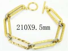 HY Wholesale Bracelets 316L Stainless Steel Jewelry Bracelets-HY21B0402HOW