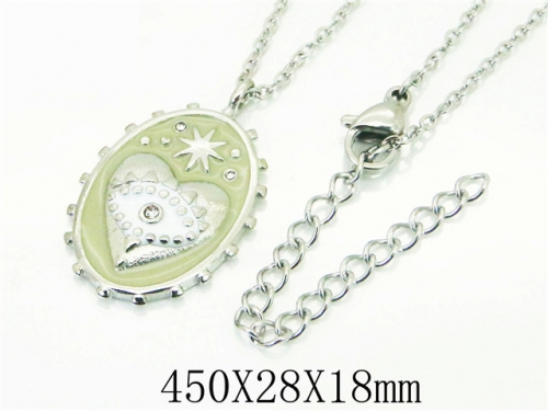 HY Wholesale Necklaces Stainless Steel 316L Jewelry Necklaces-HY06N0534HGG