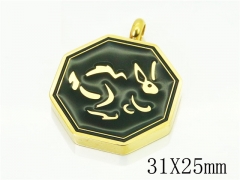 HY Wholesale Pendant 316L Stainless Steel Jewelry Pendant-HY06P0530NT