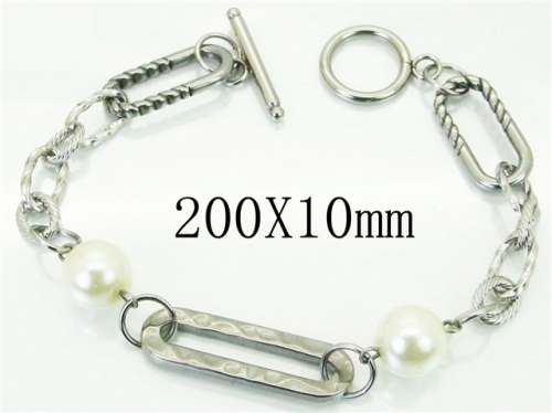 HY Wholesale Bracelets 316L Stainless Steel Jewelry Bracelets-HY21B0408HMD