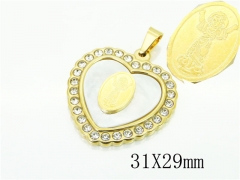 HY Wholesale Pendant 316L Stainless Steel Jewelry Pendant-HY12P1252MF