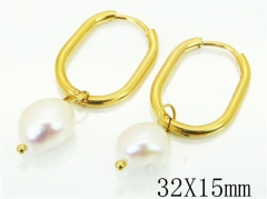 HY Wholesale Earrings 316L Stainless Steel Fashion Jewelry Earrings-HY06E0316NB