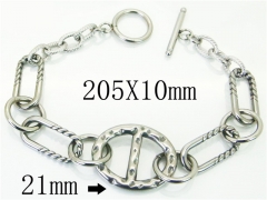 HY Wholesale Bracelets 316L Stainless Steel Jewelry Bracelets-HY21B0404HMX