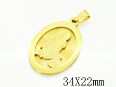 HY Wholesale Pendant 316L Stainless Steel Jewelry Pendant-HY12P1254NA