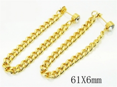 HY Wholesale Earrings 316L Stainless Steel Fashion Jewelry Earrings-HY06E0320OX