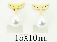 HY Wholesale Earrings 316L Stainless Steel Fashion Jewelry Earrings-HY56E0083LLV