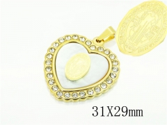 HY Wholesale Pendant 316L Stainless Steel Jewelry Pendant-HY12P1250MS