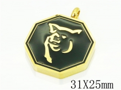 HY Wholesale Pendant 316L Stainless Steel Jewelry Pendant-HY06P0526NG