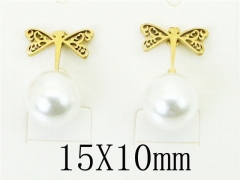 HY Wholesale Earrings 316L Stainless Steel Fashion Jewelry Earrings-HY56E0082LLX