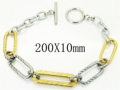 HY Wholesale Bracelets 316L Stainless Steel Jewelry Bracelets-HY21B0407HOD