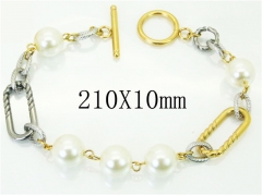 HY Wholesale Bracelets 316L Stainless Steel Jewelry Bracelets-HY21B0410HOX