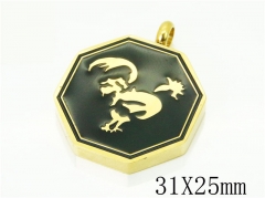 HY Wholesale Pendant 316L Stainless Steel Jewelry Pendant-HY06P0522NR
