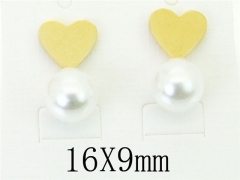 HY Wholesale Earrings 316L Stainless Steel Fashion Jewelry Earrings-HY56E0097LLS