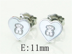 HY Wholesale Earrings 316L Stainless Steel Fashion Jewelry Earrings-HY90E0335HSS