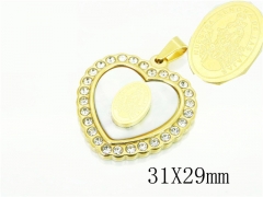 HY Wholesale Pendant 316L Stainless Steel Jewelry Pendant-HY12P1249MW