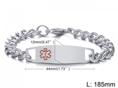 HY Wholesale Steel Stainless Steel 316L Bracelets-HY0067B179