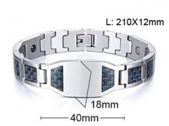 HY Wholesale Steel Stainless Steel 316L Bracelets-HY0067B041