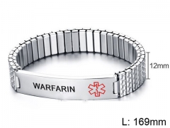 HY Wholesale Steel Stainless Steel 316L Bracelets-HY0067B024