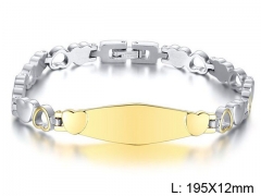 HY Wholesale Steel Stainless Steel 316L Bracelets-HY0067B363
