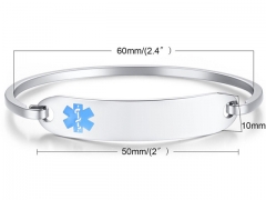 HY Wholesale Stainless Steel 316L Fashion Bangle-HY0067B129