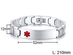 HY Wholesale Steel Stainless Steel 316L Bracelets-HY0067B059