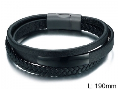 HY Wholesale Jewelry Fashion Bracelets (Leather)-HY0067B176